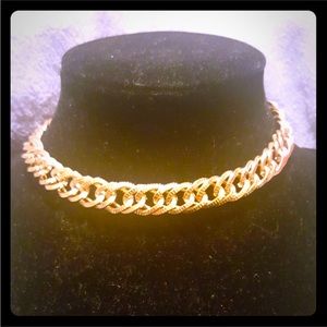 Gold choker chain